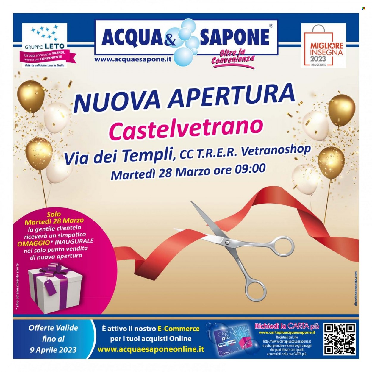 Volantino Acqua & Sapone - 28/3/2023 - 9/4/2023. Pagina 1