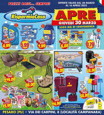 Volantino Risparmio Casa - 30/3/2023 - 16/4/2023.