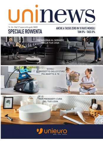 Volantino Unieuro - 17/3/2023 - 6/4/2023.