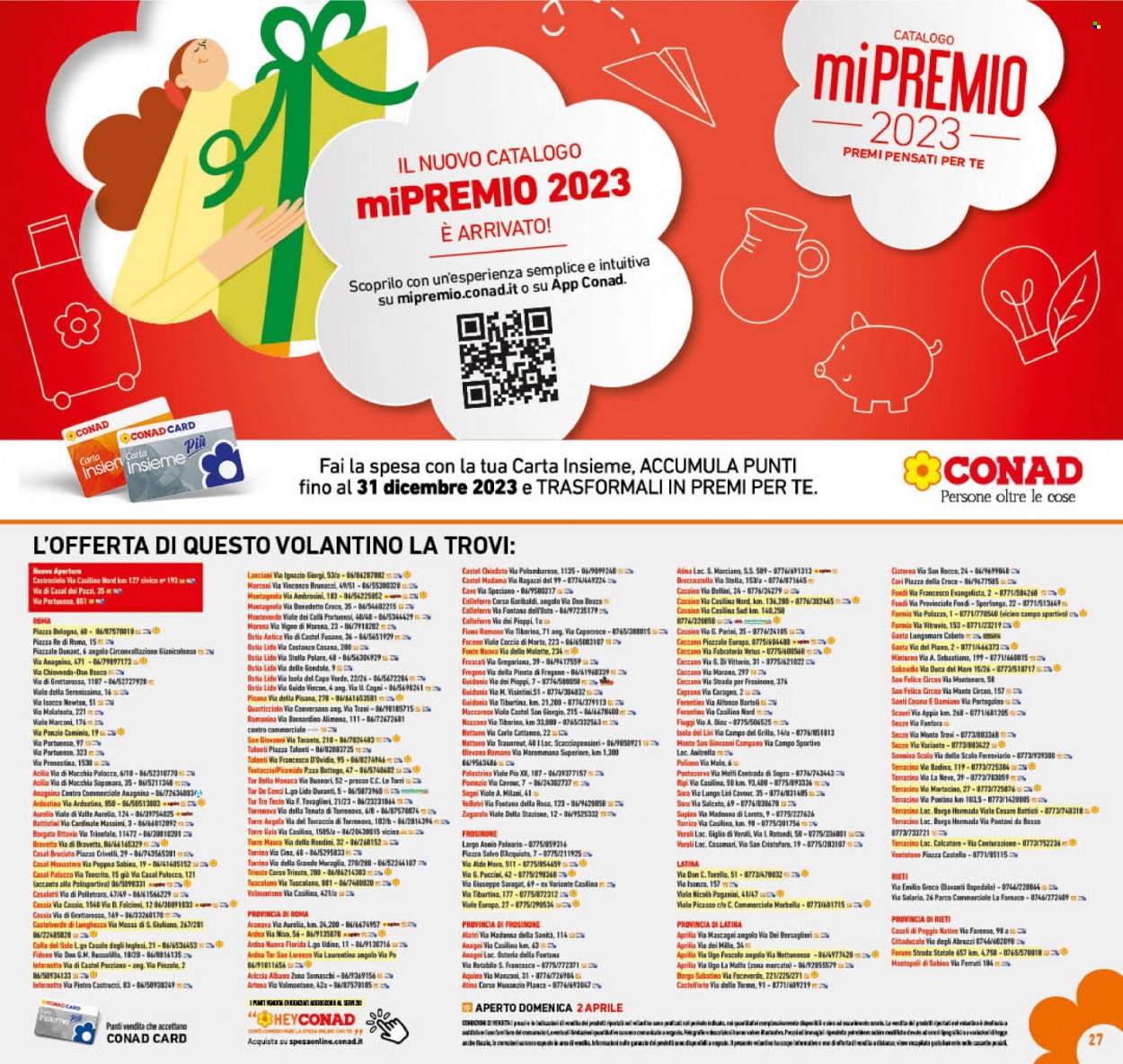 Volantino Conad - 29/3/2023 - 8/4/2023. Pagina 27