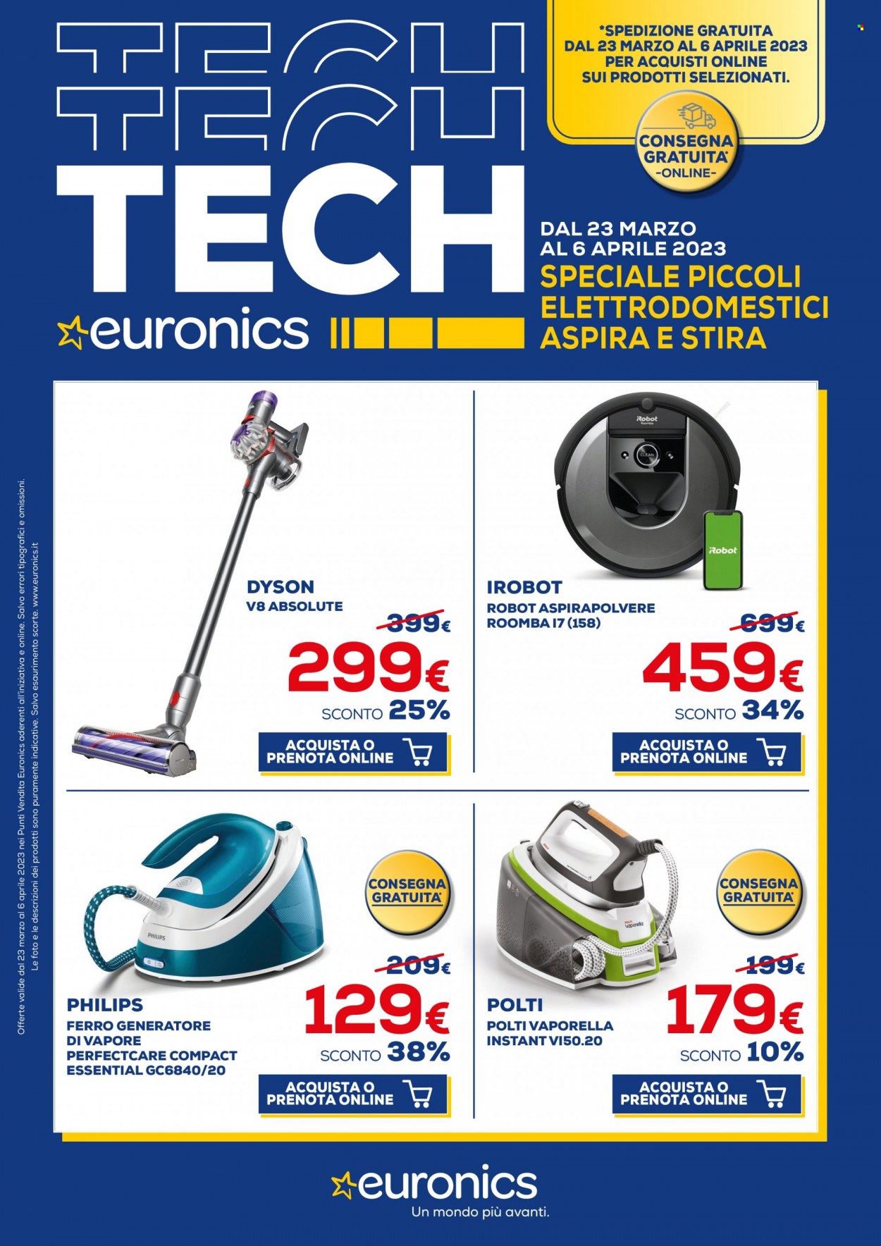 Volantino Euronics - 23/3/2023 - 6/4/2023. Pagina 1