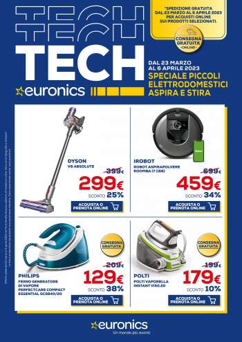 Volantino Euronics - 23/3/2023 - 6/4/2023.