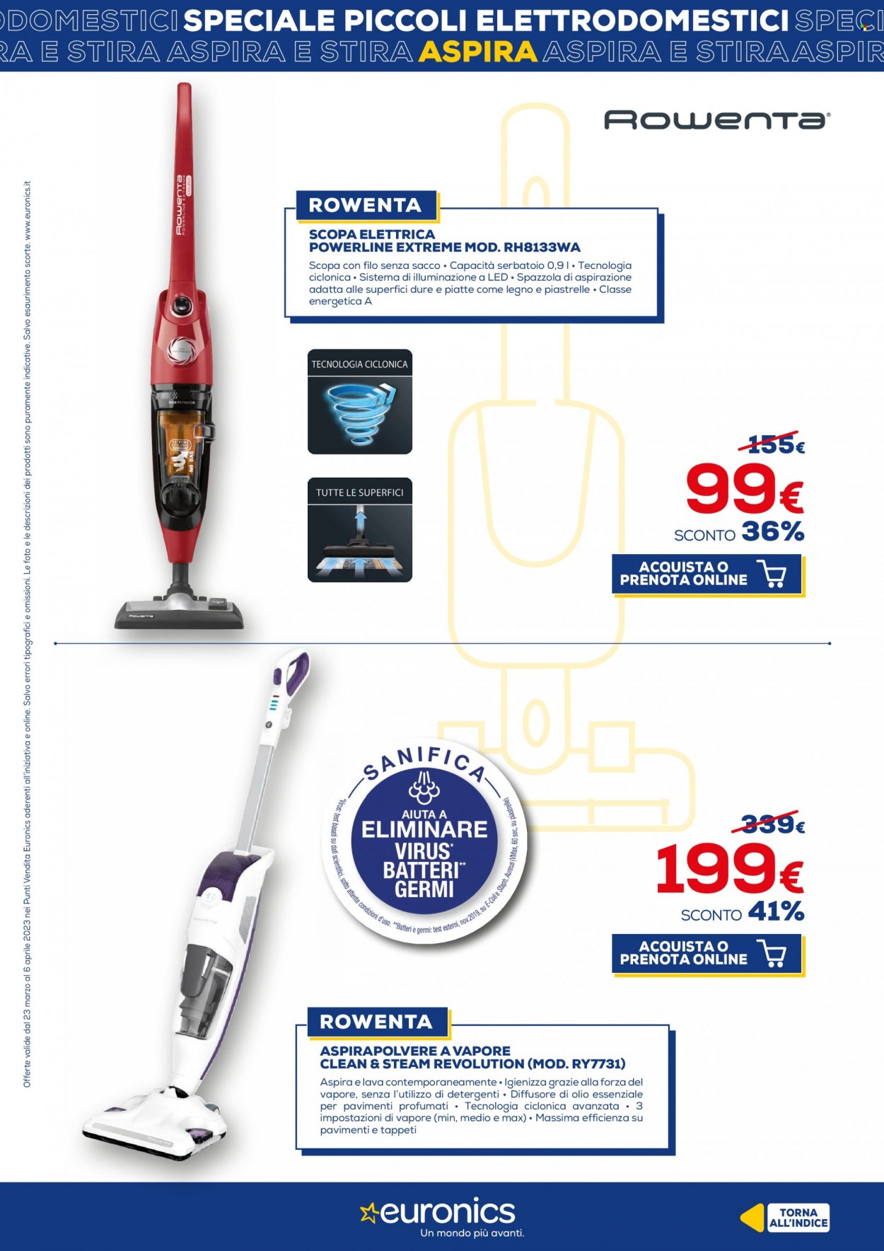 Volantino Euronics - 23/3/2023 - 6/4/2023. Pagina 7