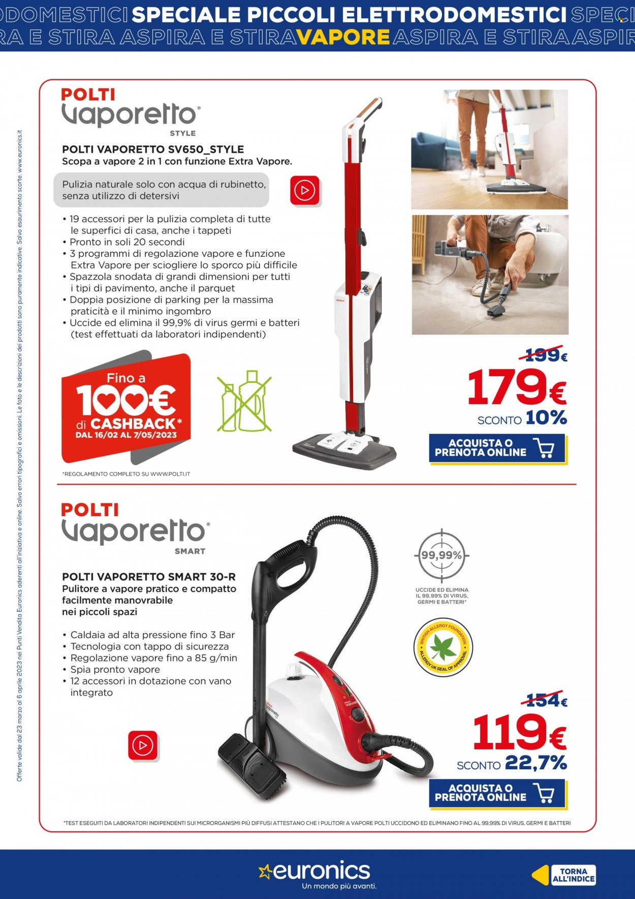 Volantino Euronics - 23/3/2023 - 6/4/2023. Pagina 14