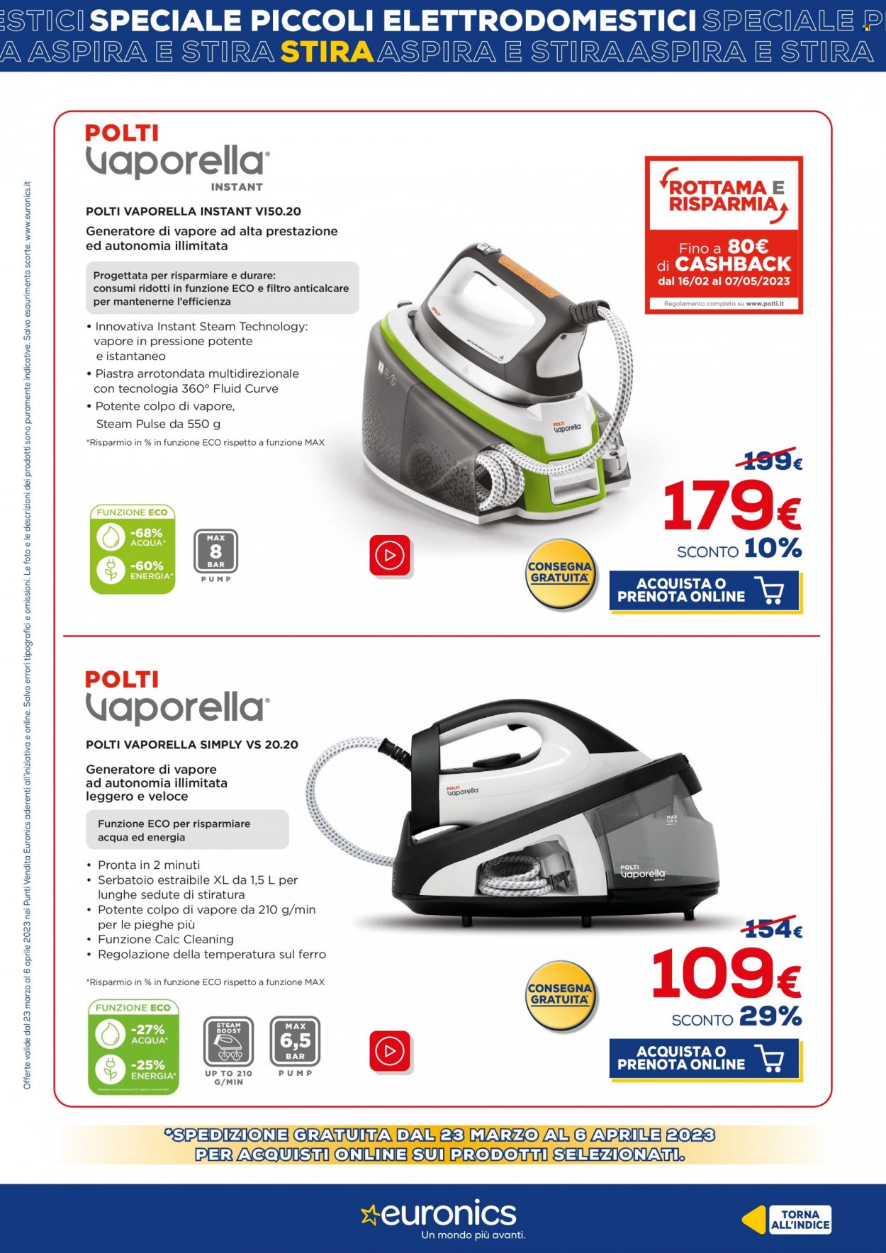 Volantino Euronics - 23/3/2023 - 6/4/2023. Pagina 17