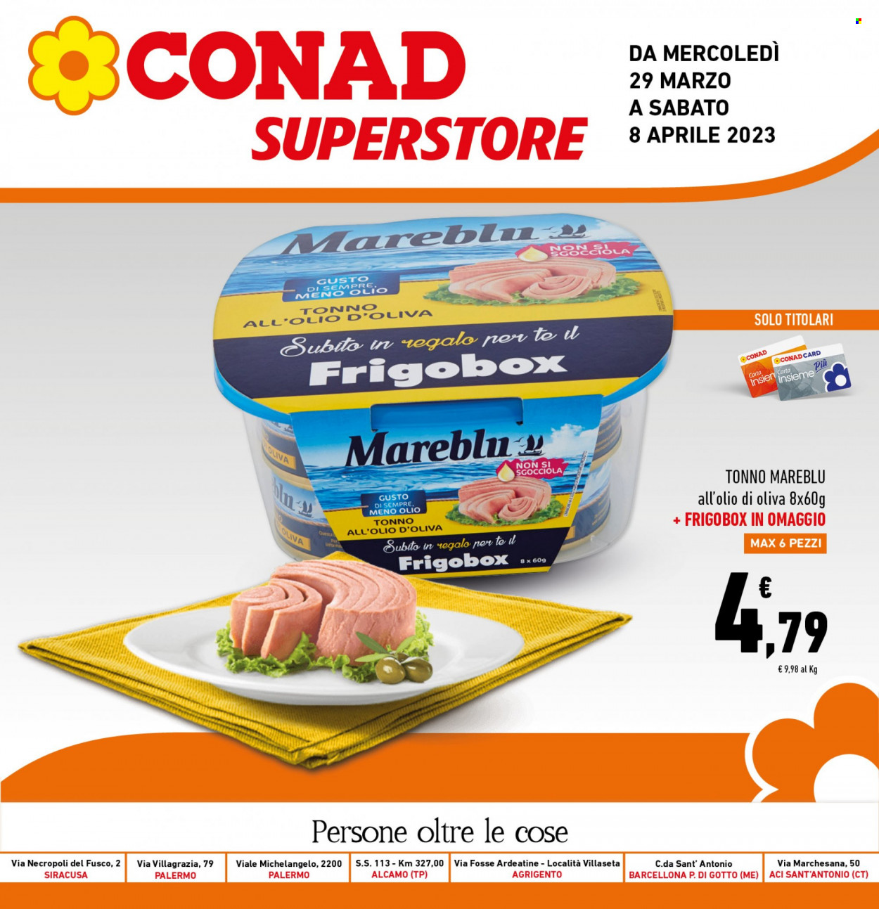 Volantino Conad - 29/3/2023 - 8/4/2023. Pagina 1