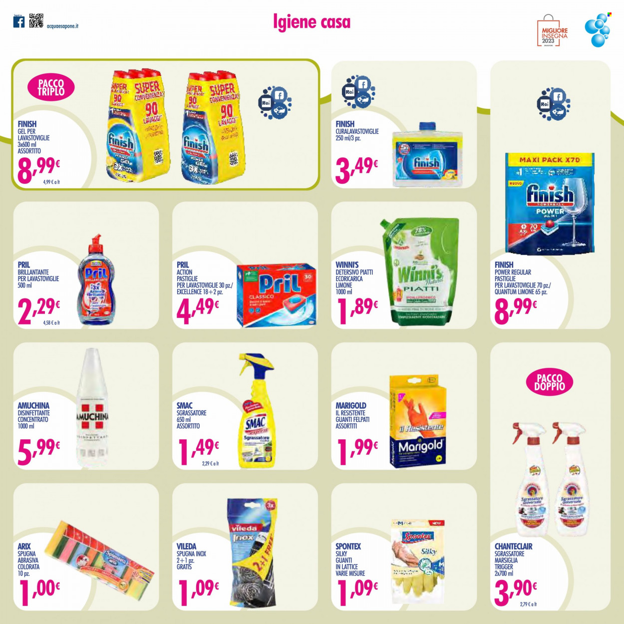Volantino Acqua & Sapone - 28/3/2023 - 16/4/2023. Pagina 11