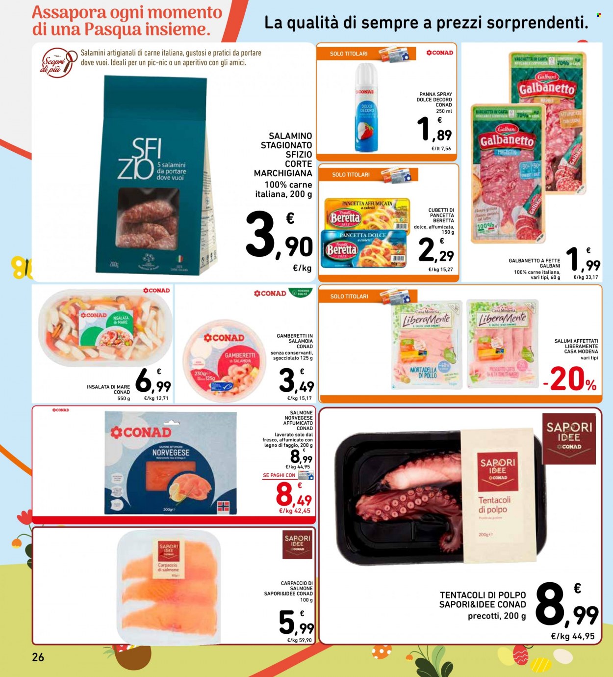 Volantino Conad - 30/3/2023 - 8/4/2023. Pagina 26