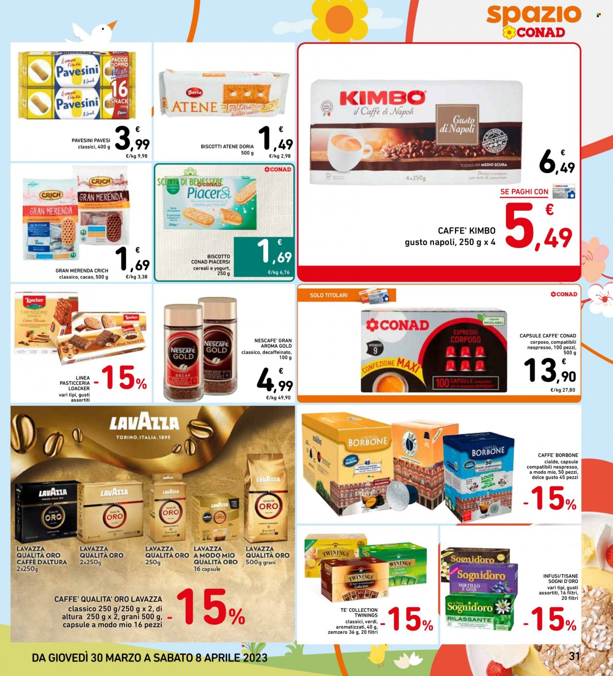 Volantino Conad - 30/3/2023 - 8/4/2023. Pagina 31