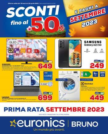 Volantino Euronics - 30/3/2023 - 12/4/2023.