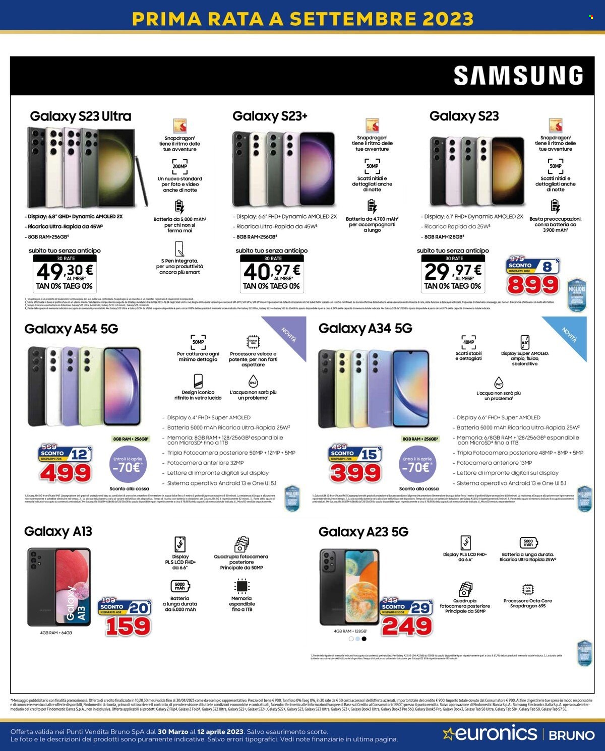 Volantino Euronics - 30/3/2023 - 12/4/2023. Pagina 3