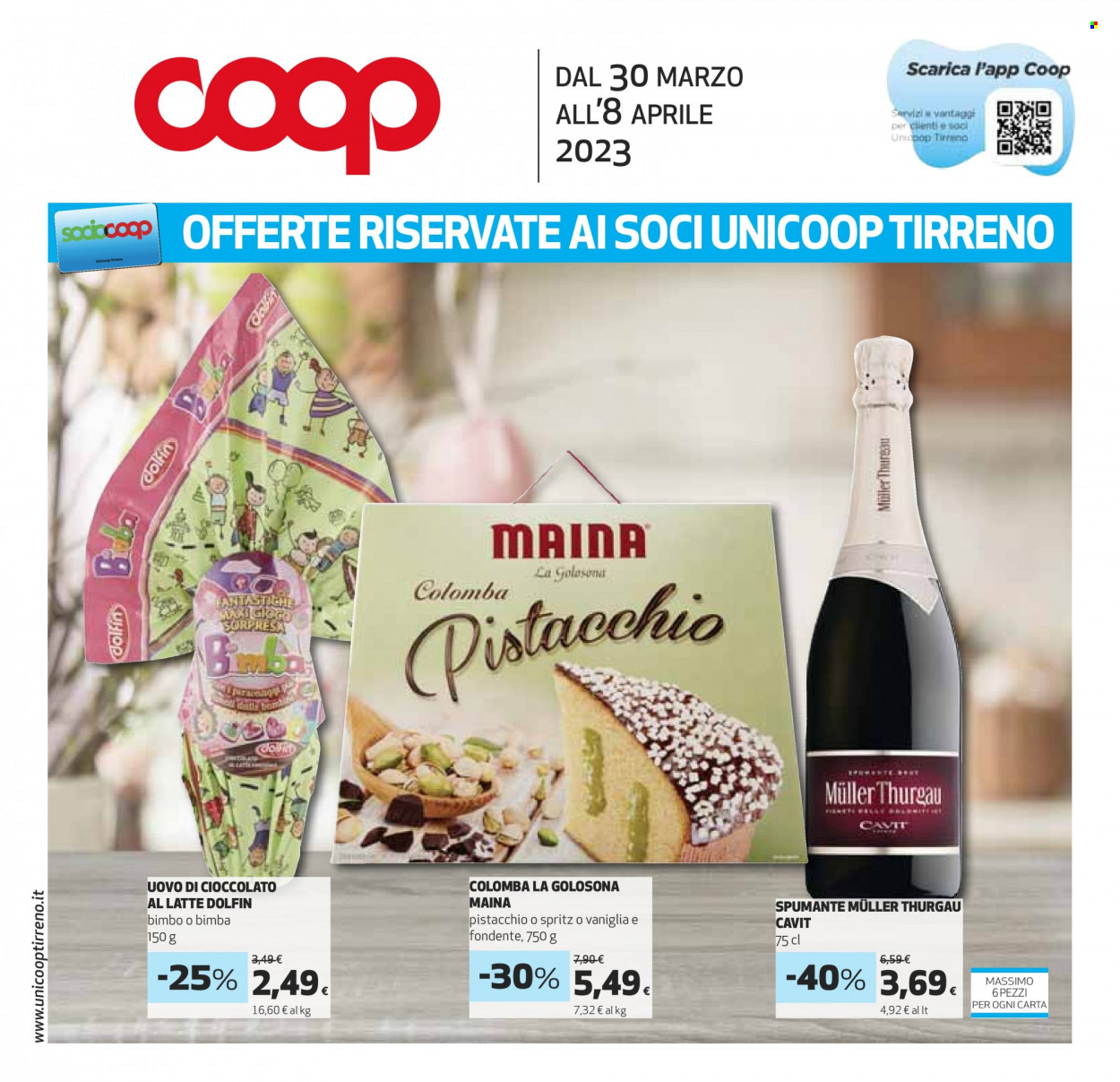 Volantino Coop - 30/3/2023 - 8/4/2023. Pagina 1