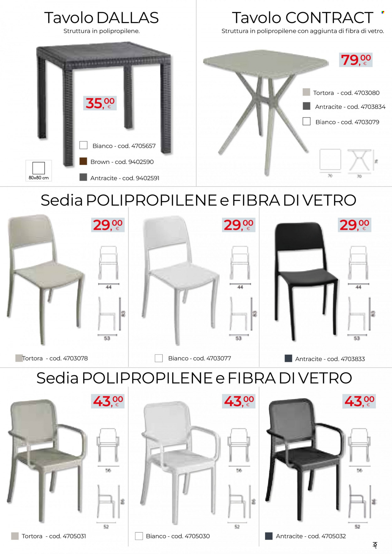 thumbnail - Volantino C+C Cash & Carry - Prodotti in offerta - tavolo, sedia. Pagina 5.