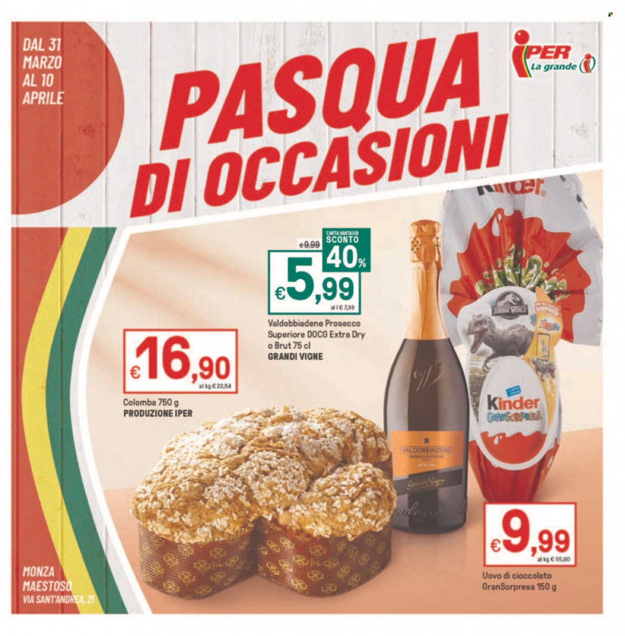Volantino Iper, La grande i - 31/3/2023 - 10/4/2023. Pagina 1