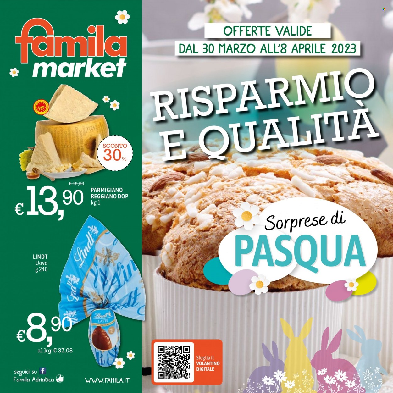 Volantino Famila - 30/3/2023 - 8/4/2023. Pagina 1