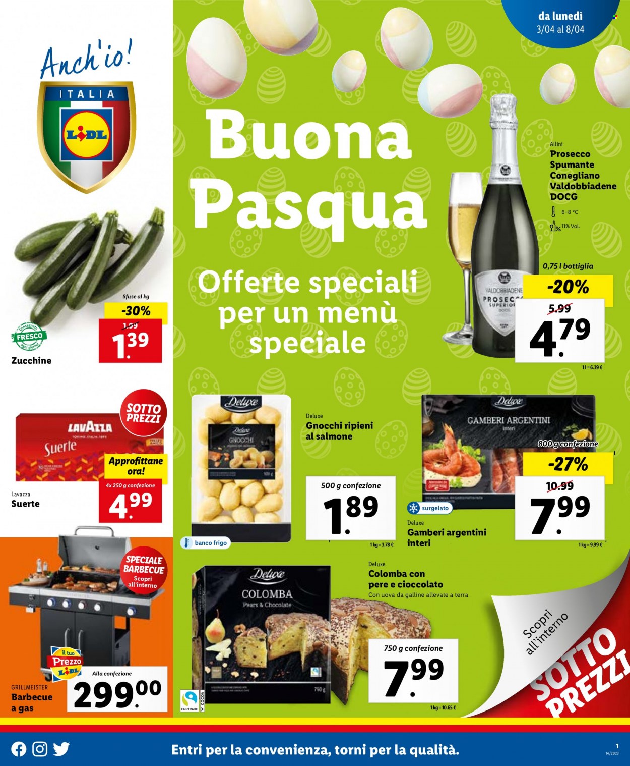 Volantino Lidl - 3/4/2023 - 8/4/2023. Pagina 1
