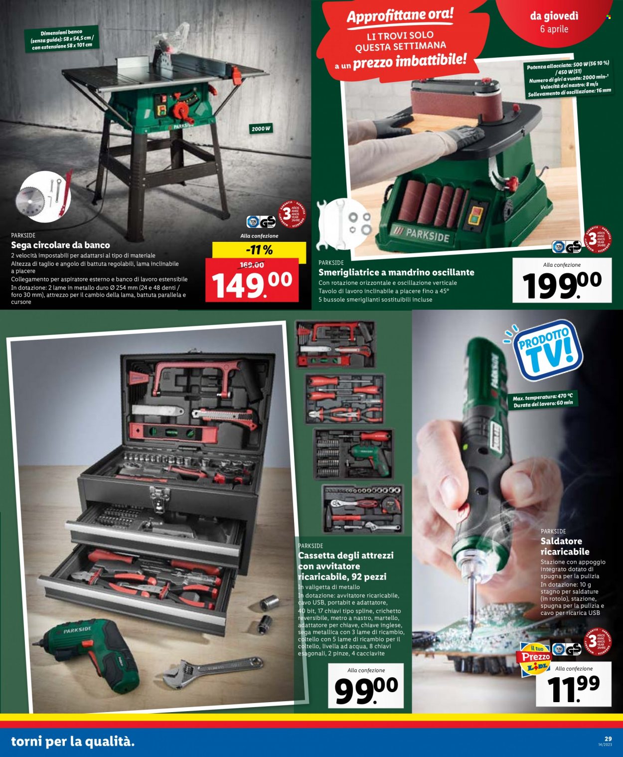 Volantino Lidl - 3/4/2023 - 8/4/2023. Pagina 29