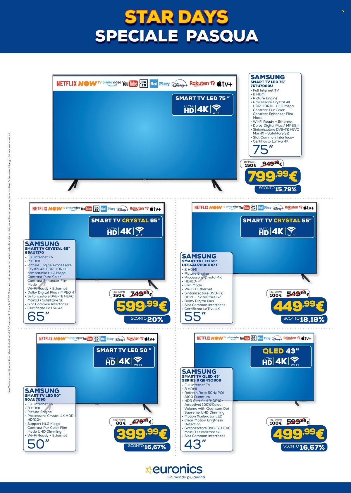 Volantino Euronics - 30/3/2023 - 12/4/2023. Pagina 3
