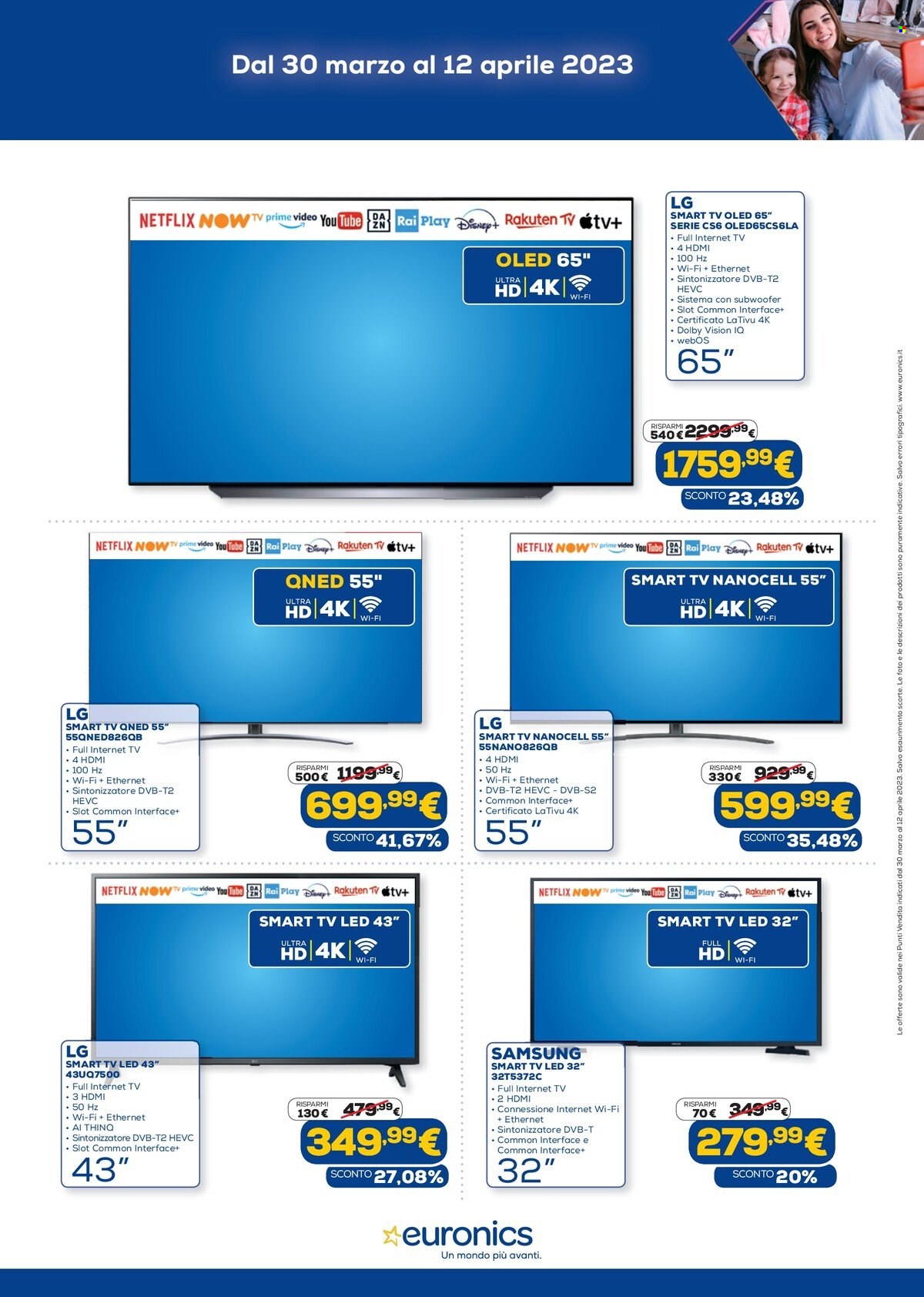 Volantino Euronics - 30/3/2023 - 12/4/2023. Pagina 4