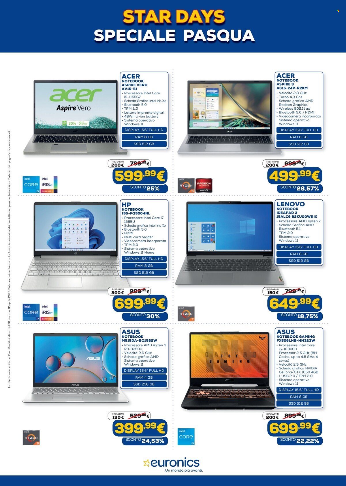Volantino Euronics - 30/3/2023 - 12/4/2023. Pagina 7