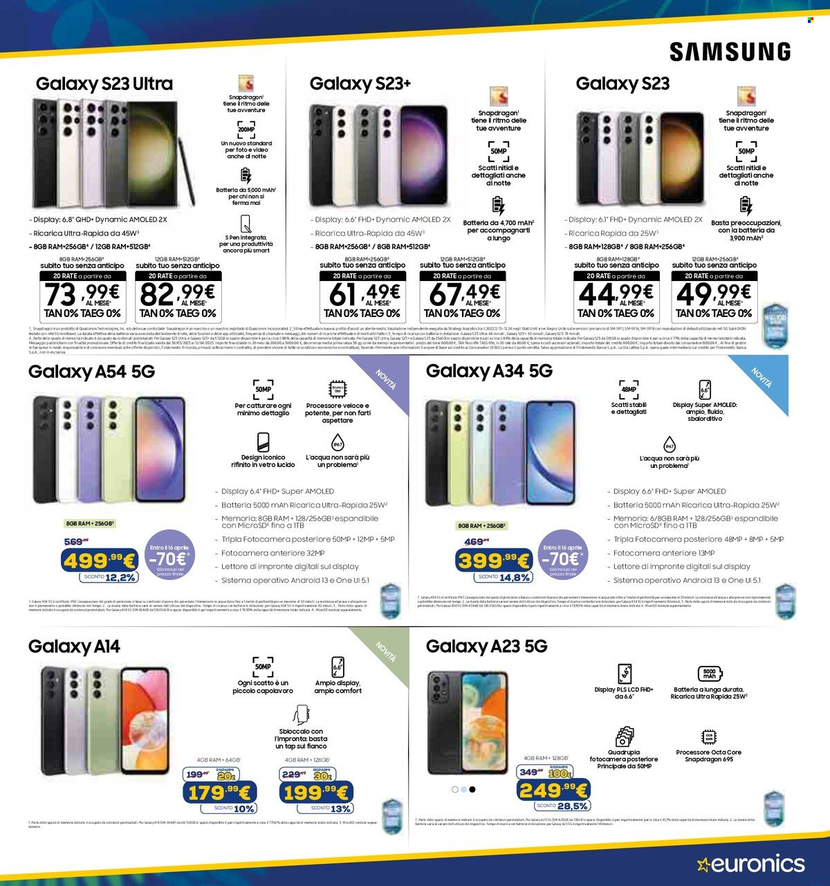 Volantino Euronics - 30/3/2023 - 12/4/2023. Pagina 3
