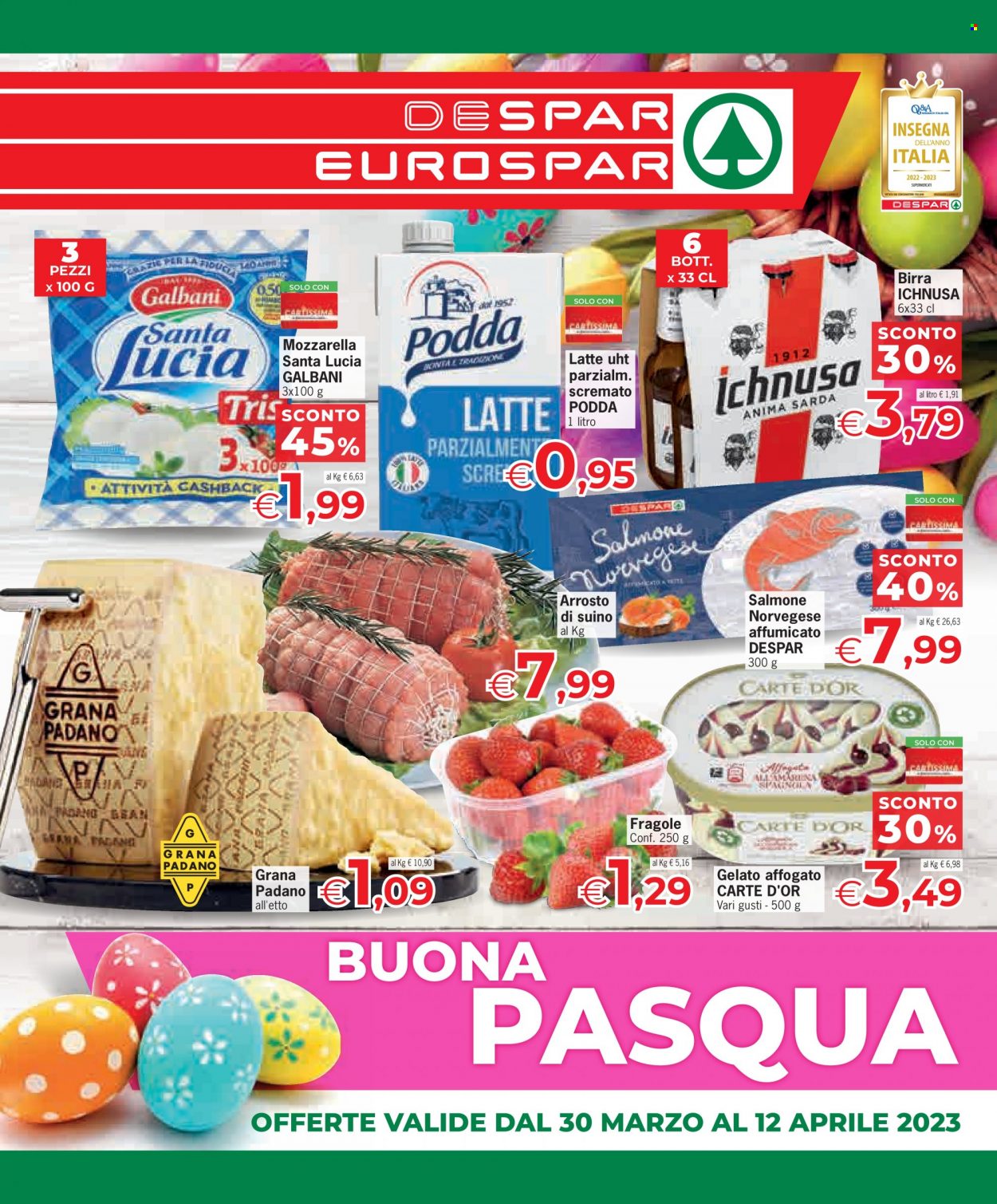 Volantino Eurospar - 30/3/2023 - 12/4/2023. Pagina 1