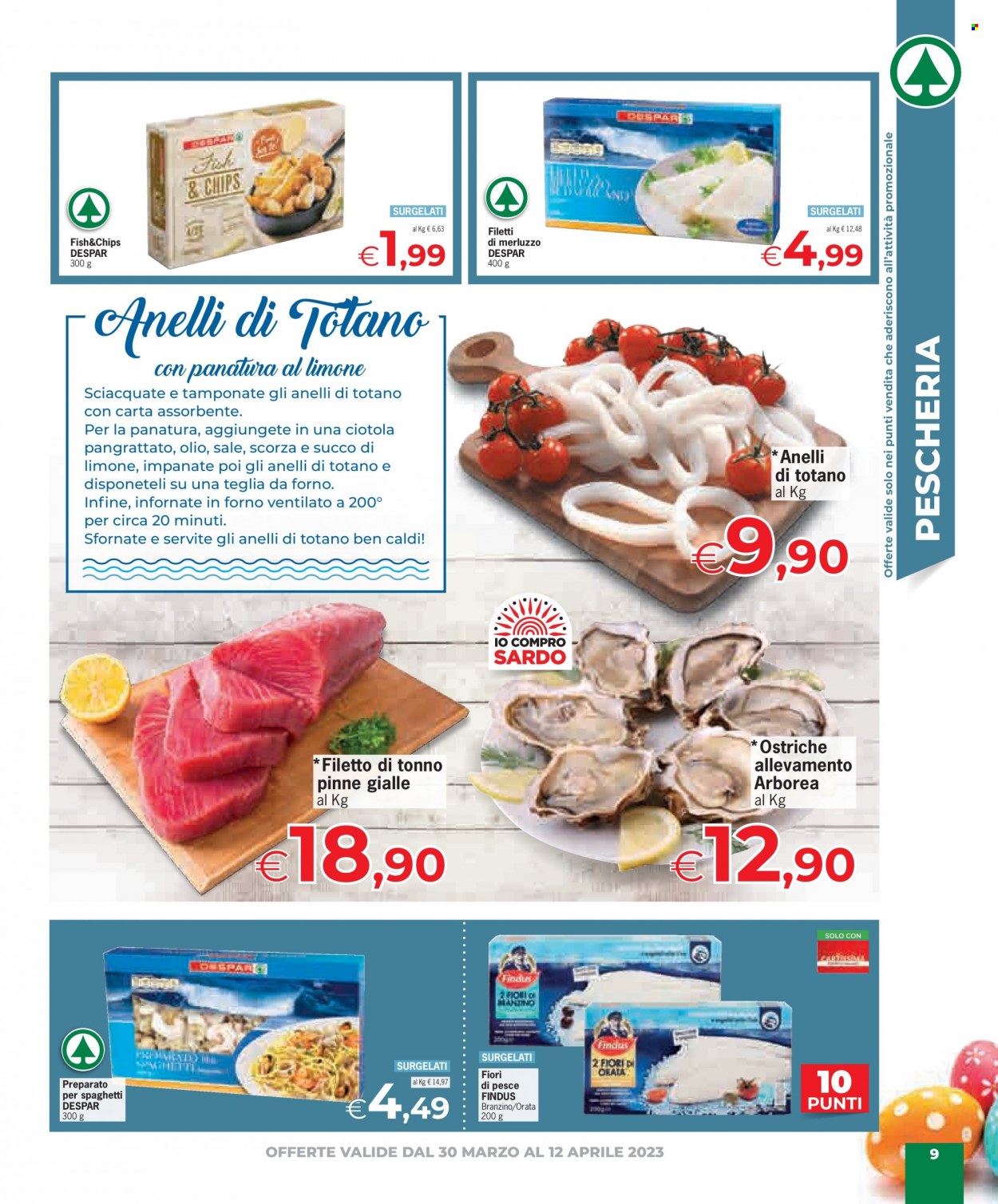 Volantino Eurospar - 30/3/2023 - 12/4/2023. Pagina 9