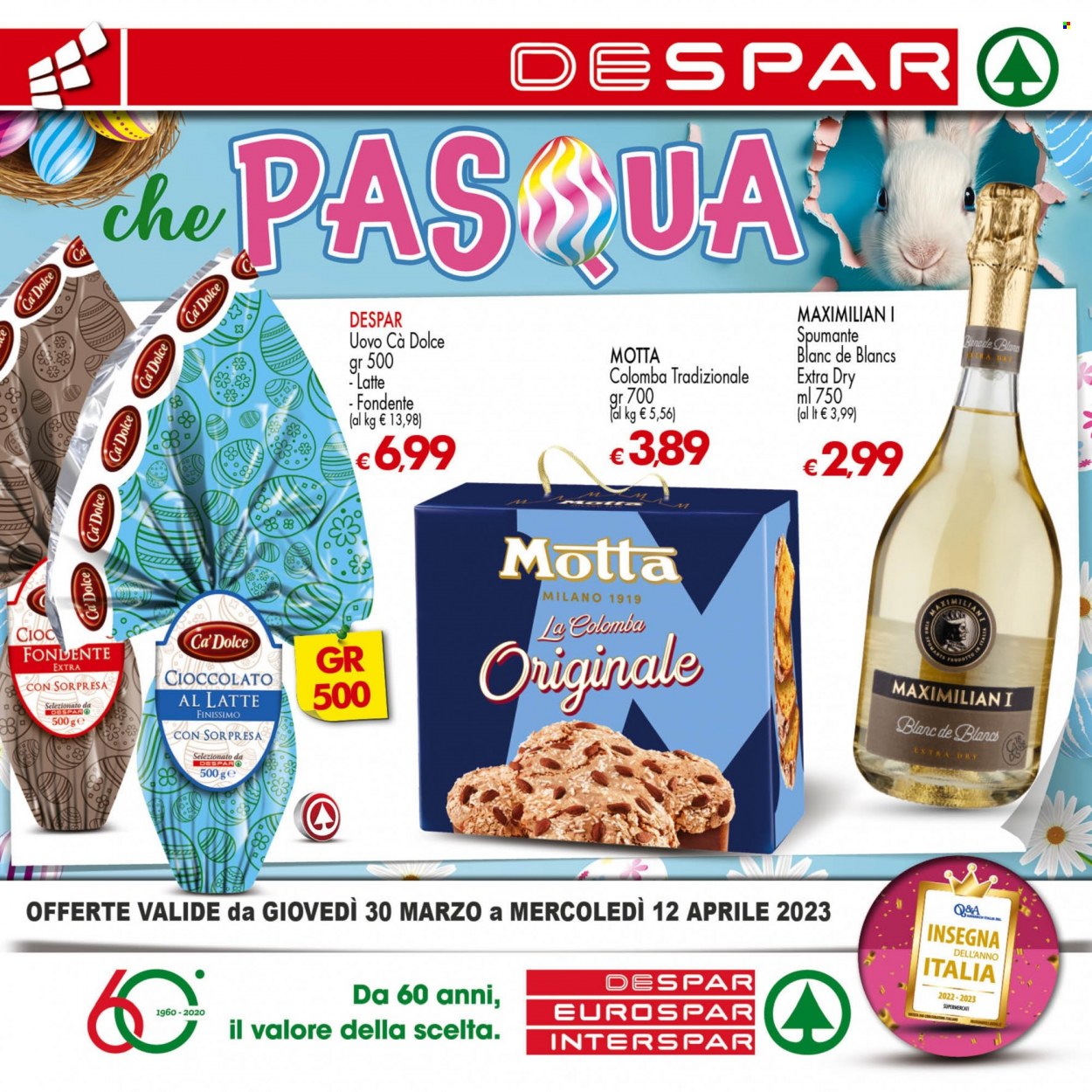 Volantino Interspar - 30/3/2023 - 12/4/2023. Pagina 1