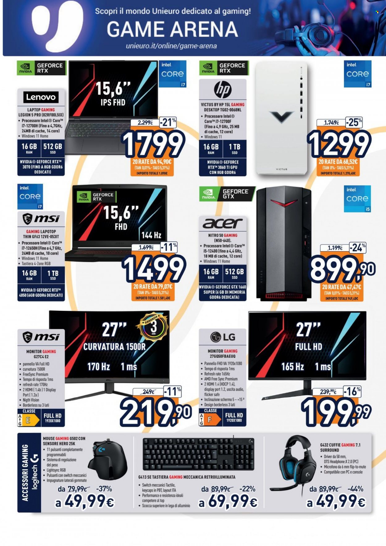 Volantino Unieuro - 31/3/2023 - 13/4/2023. Pagina 13