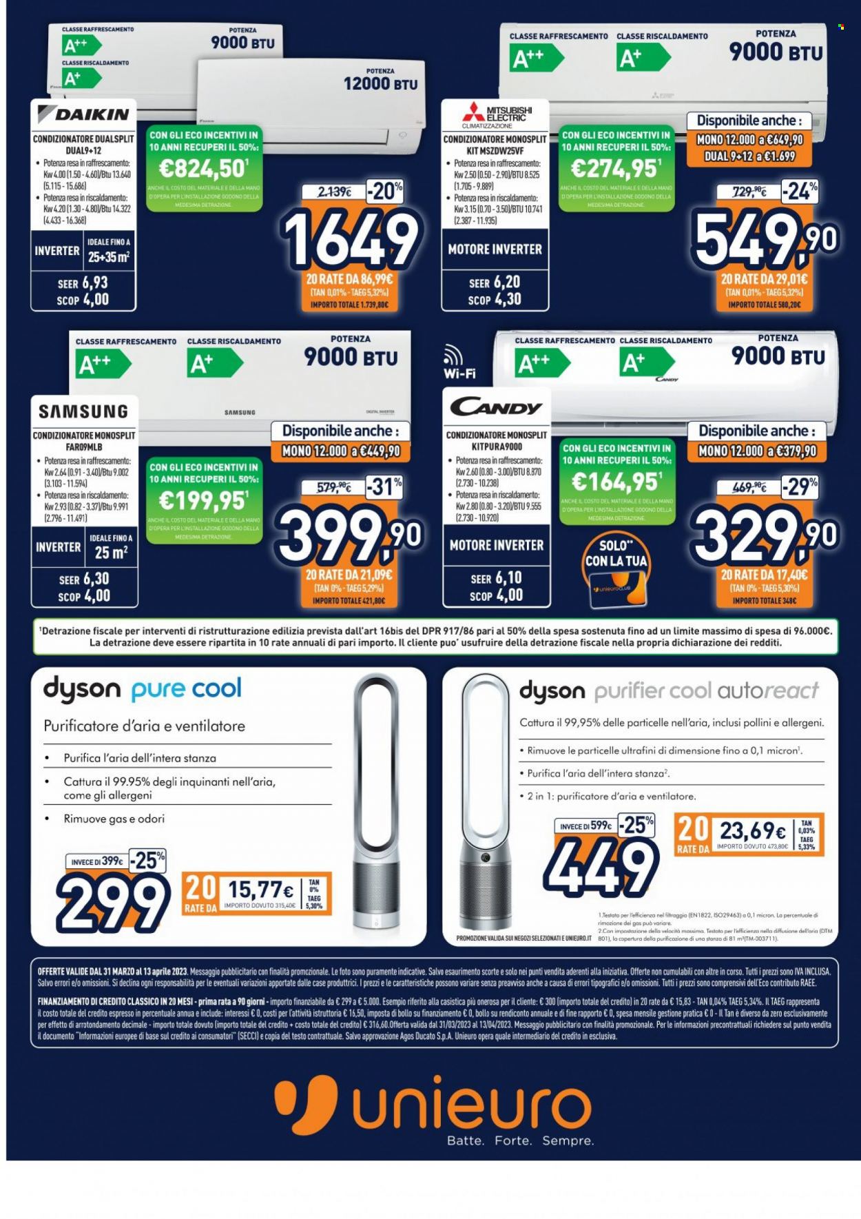 Volantino Unieuro - 31/3/2023 - 13/4/2023. Pagina 26