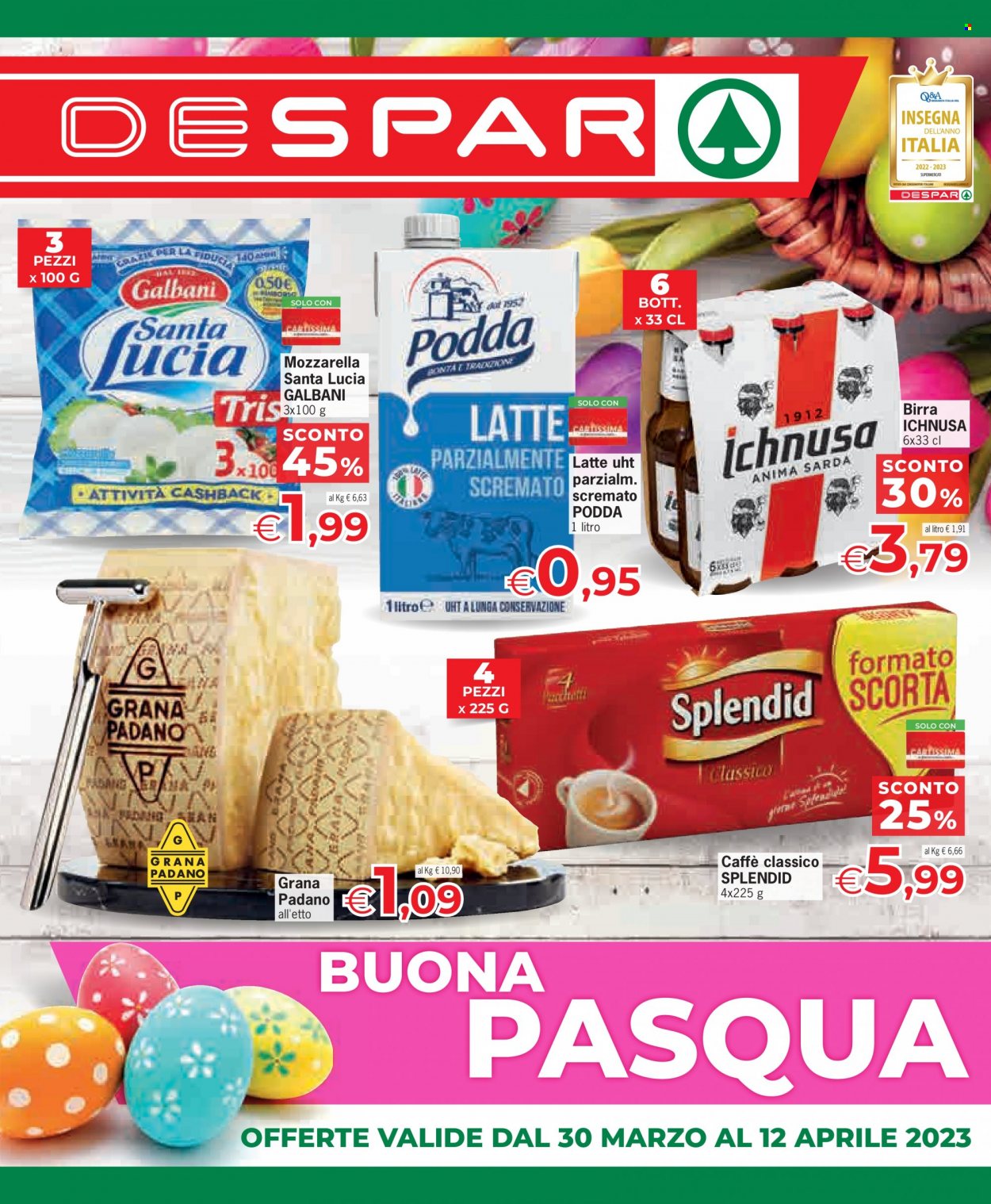 Leták Despar - 30.3.2023 - 12.4.2023. Strana 1