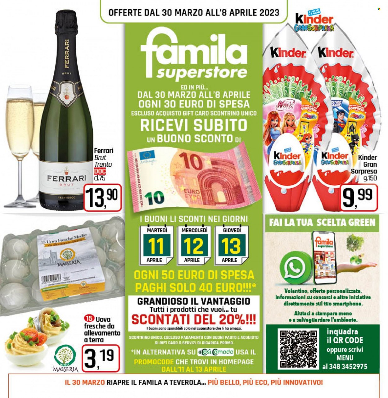 Volantino Famila - 30/3/2023 - 8/4/2023. Pagina 1