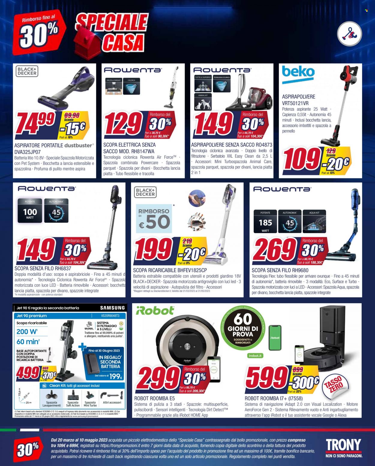 Volantino Trony - 31/3/2023 - 29/4/2023. Pagina 7