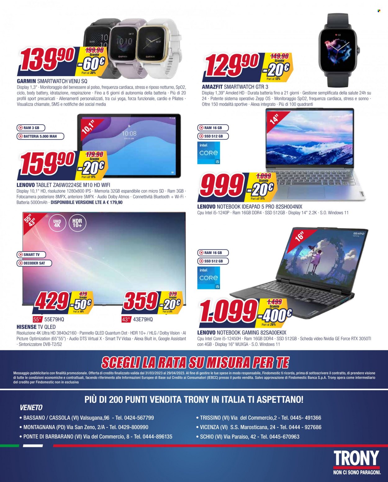 Volantino Trony - 31/3/2023 - 29/4/2023. Pagina 12