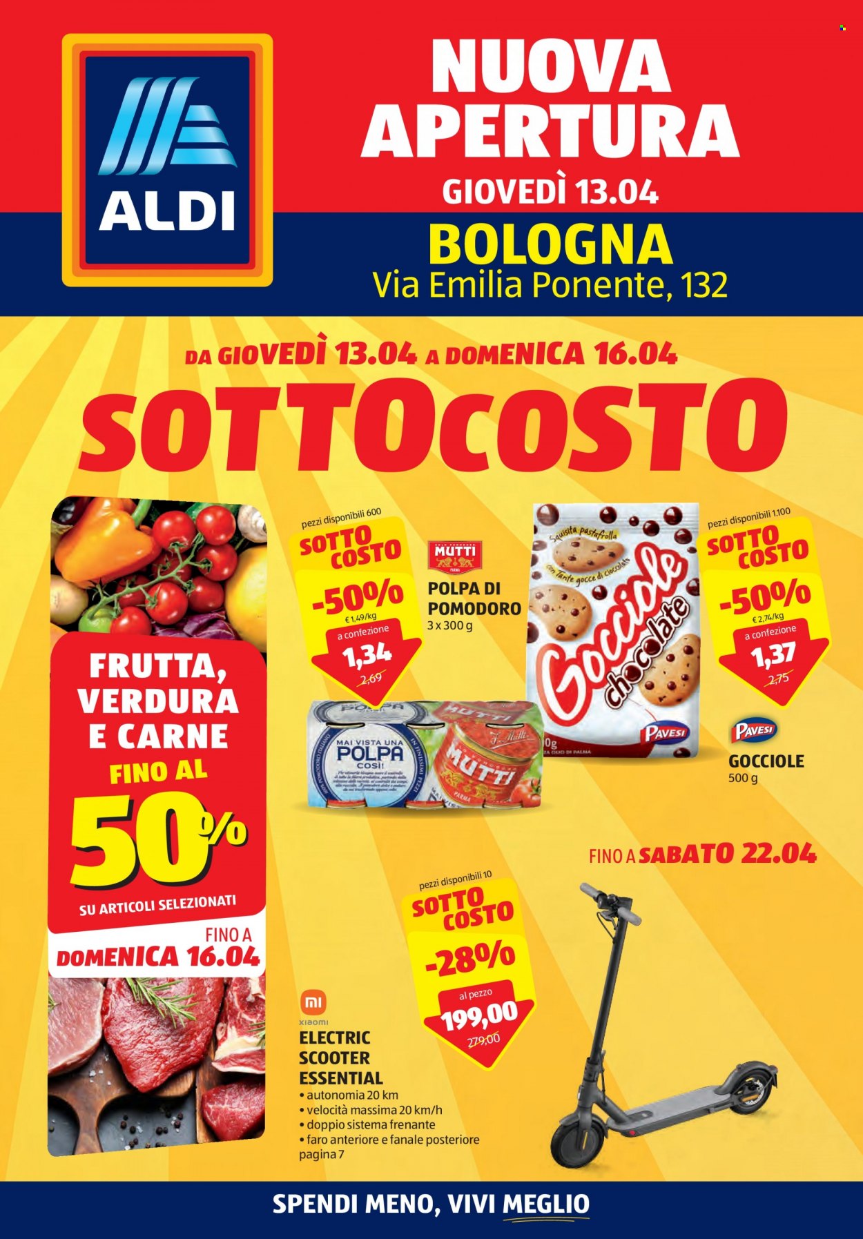 Volantino Aldi - 13/4/2023 - 16/4/2023. Pagina 1