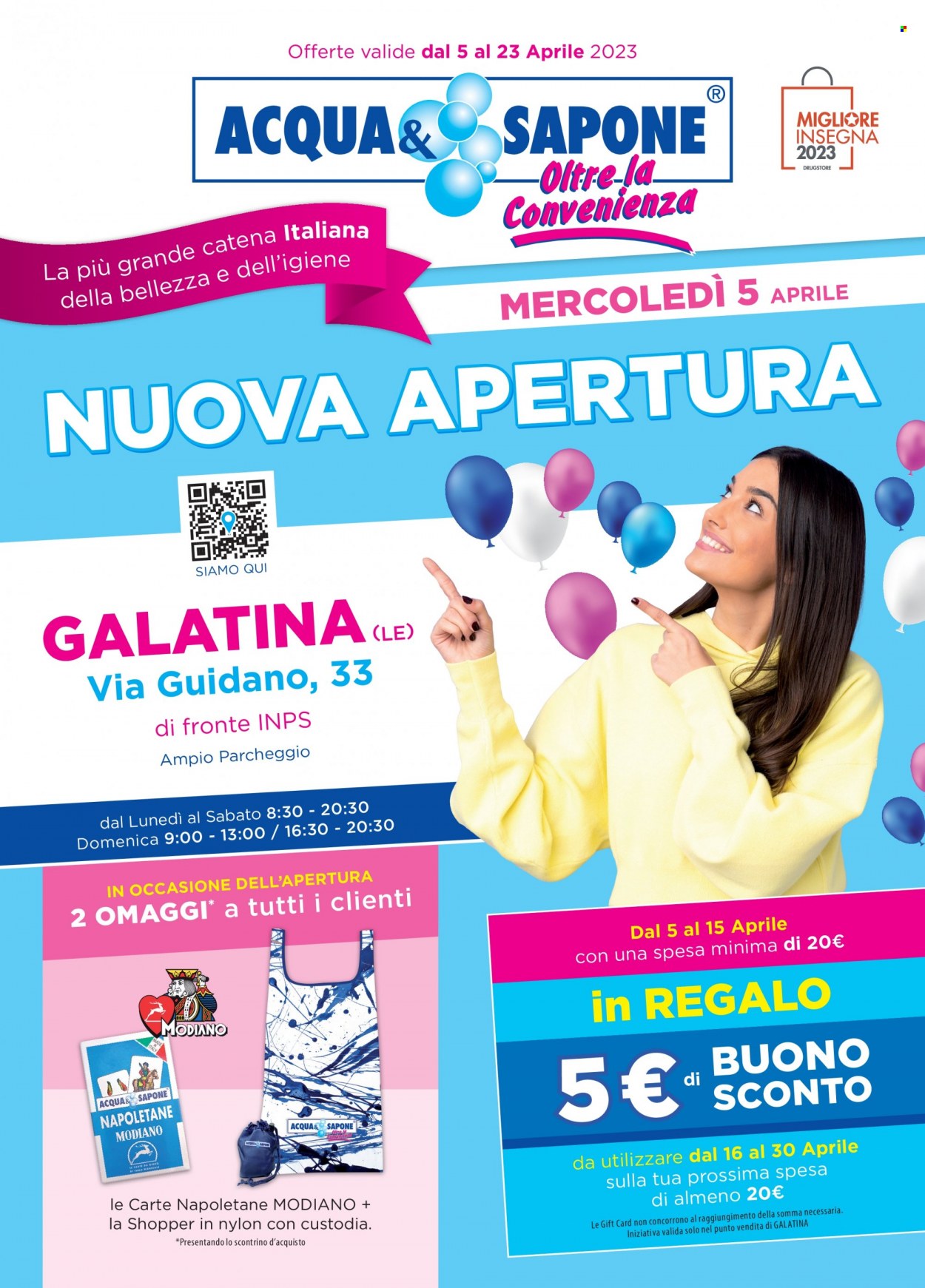 Volantino Acqua & Sapone - 5/4/2023 - 23/4/2023. Pagina 1