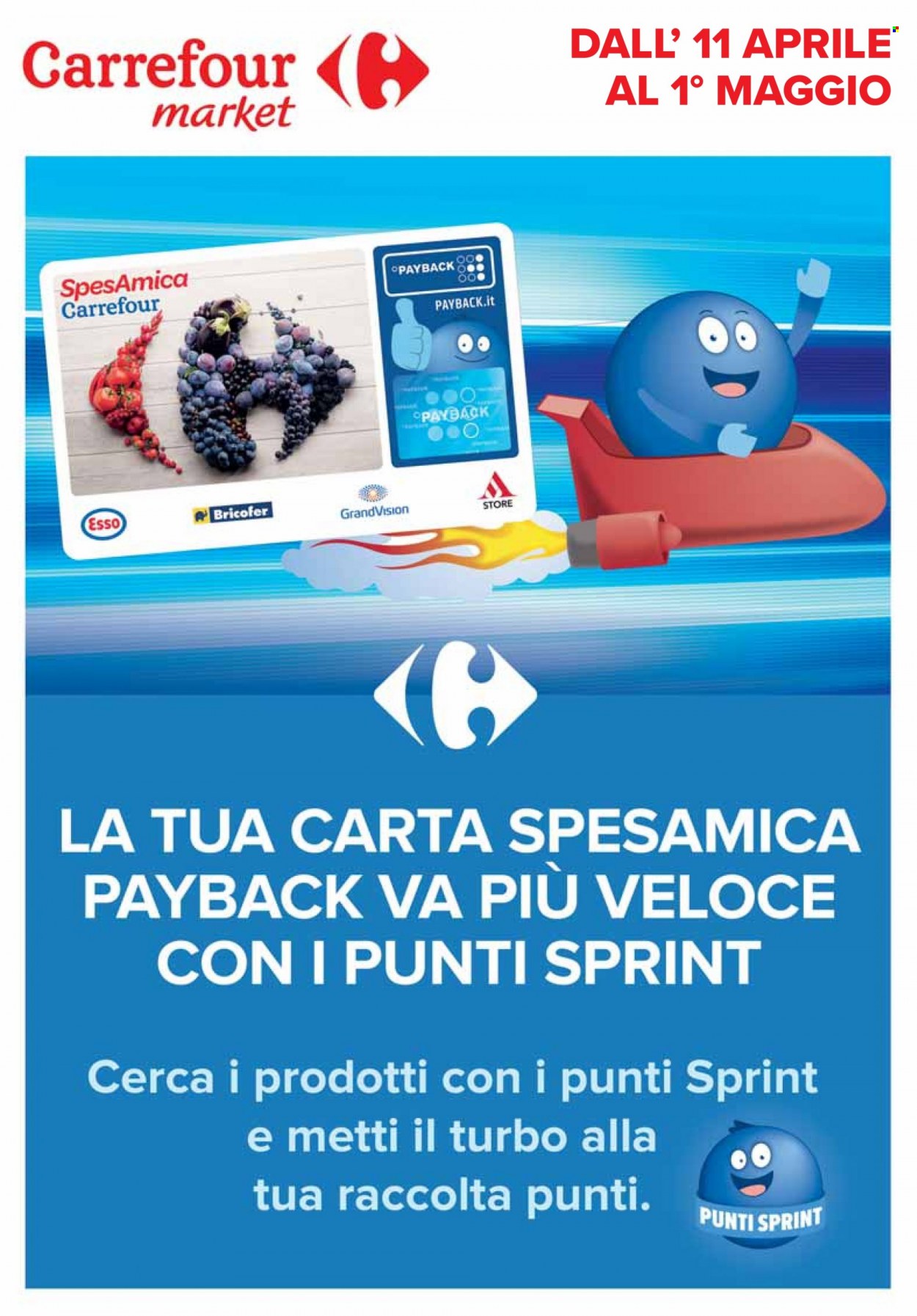 Leták Carrefour - 11.4.2023 - 1.5.2023. Strana 1