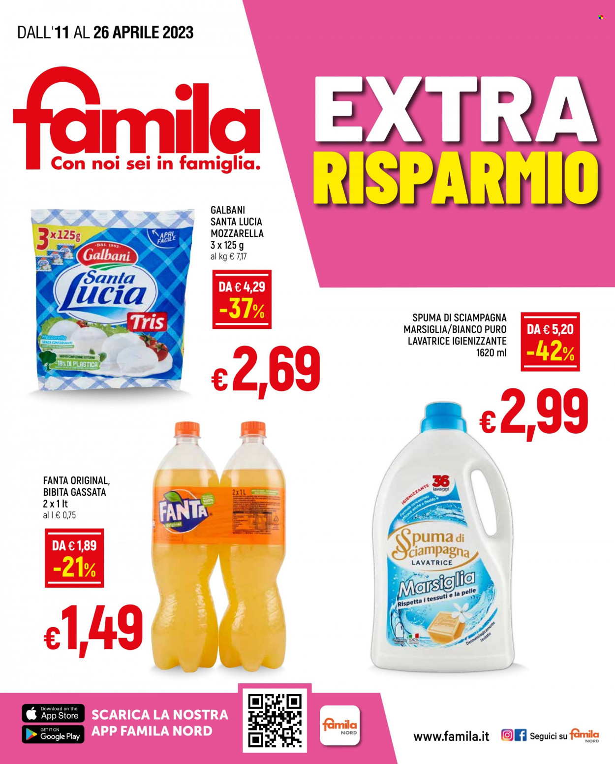 Volantino Famila - 11/4/2023 - 26/4/2023. Pagina 1
