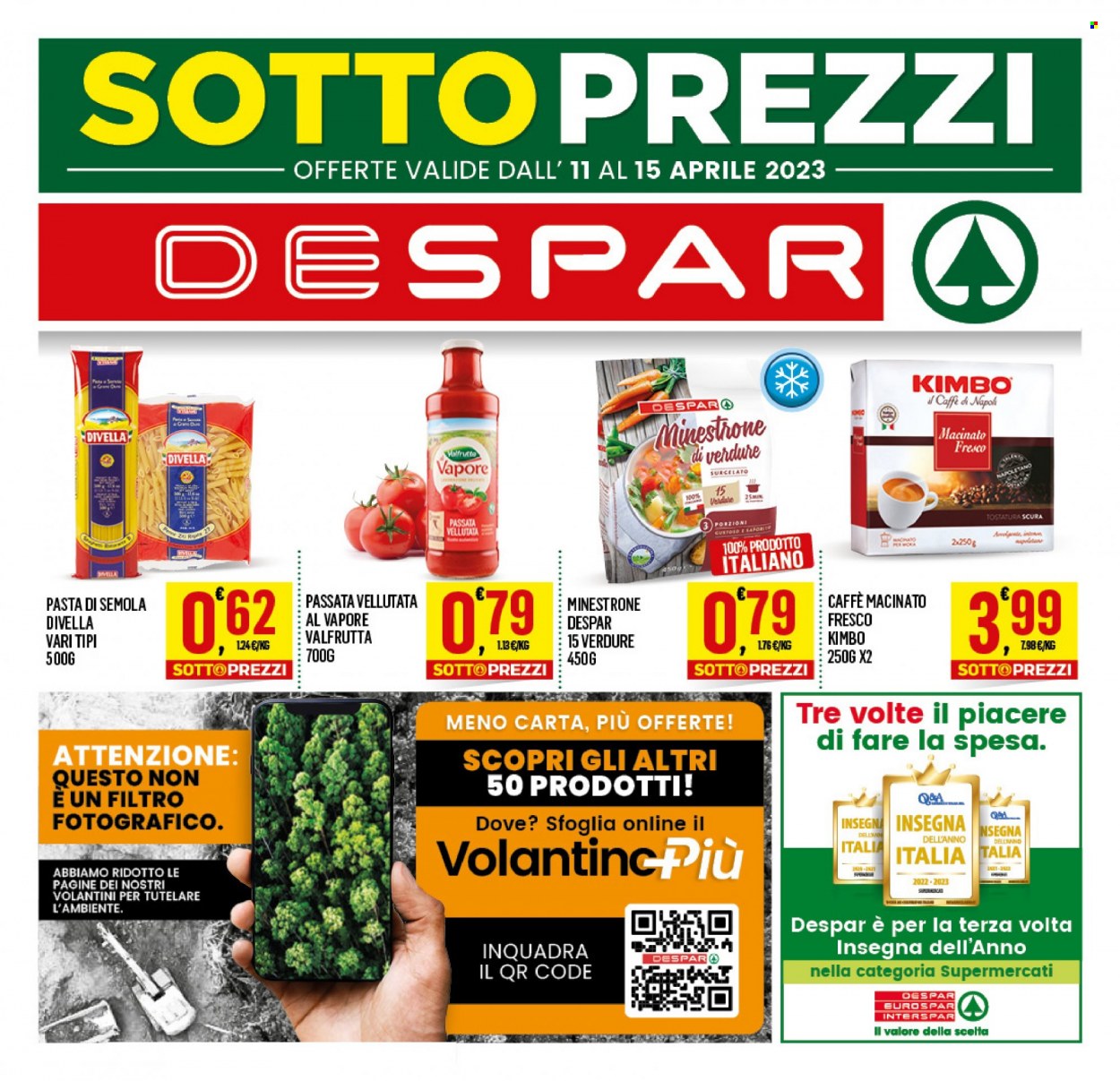Volantino Despar - 11/4/2023 - 15/4/2023. Pagina 1