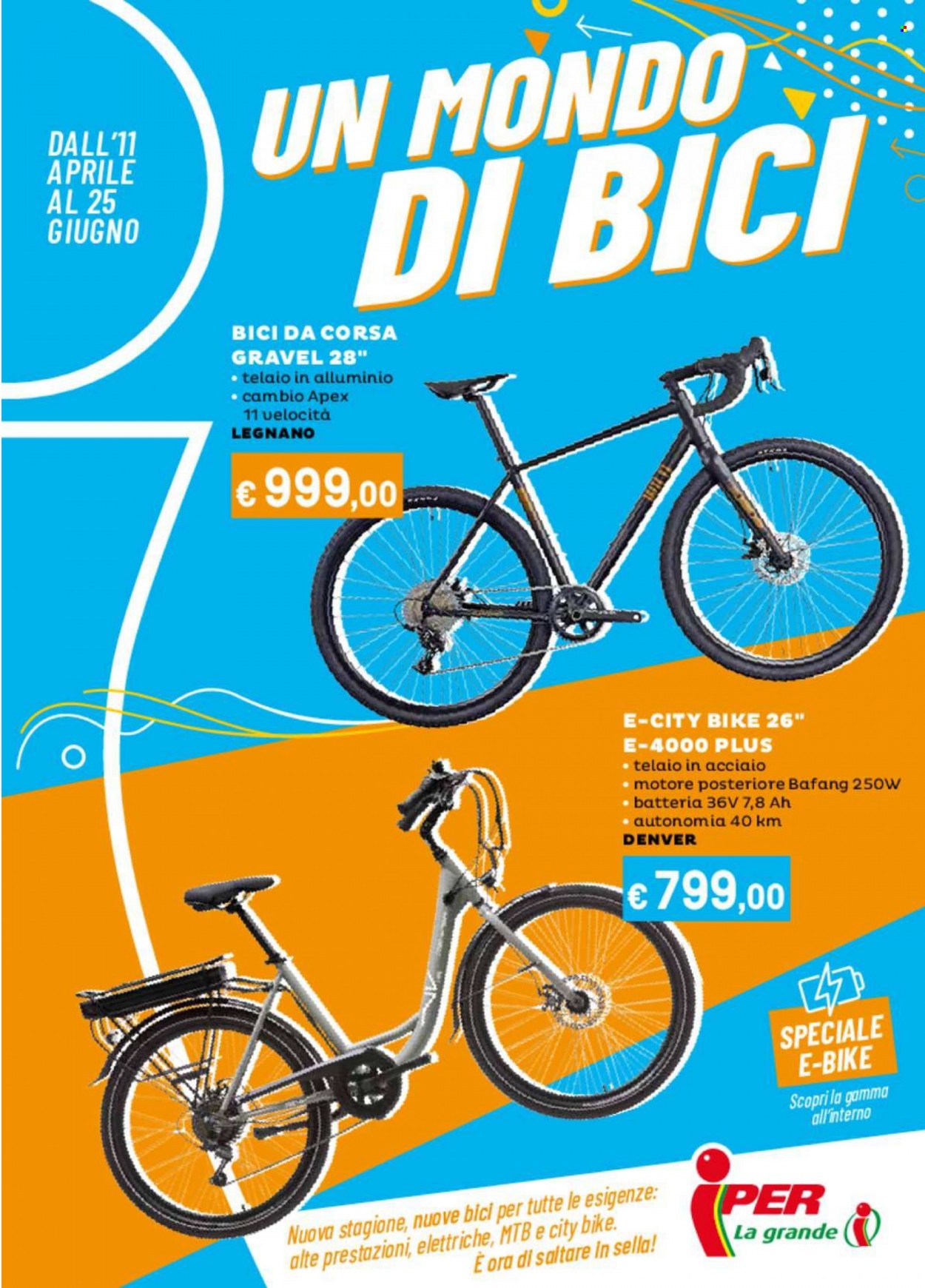 Volantino Iper, La grande i - 11/4/2023 - 25/6/2023. Pagina 1