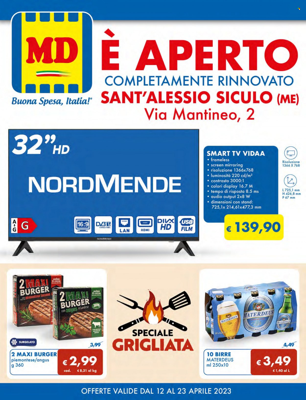 Leták MD Discount - 12.4.2023 - 23.4.2023. Strana 1