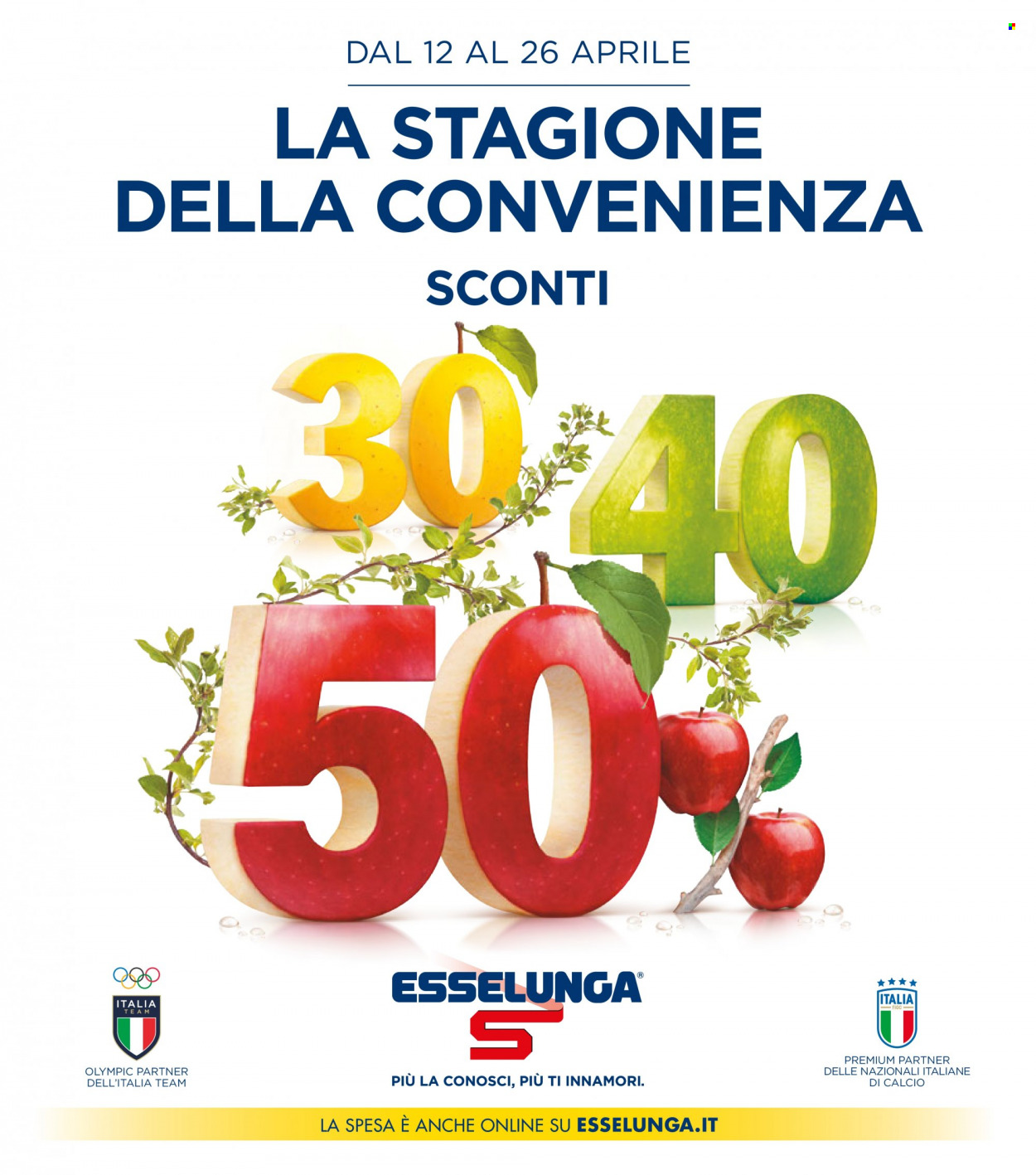 Volantino Esselunga - 12/4/2023 - 26/4/2023. Pagina 1