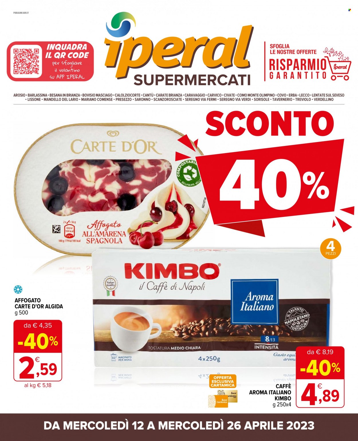 Volantino Iperal - 12/4/2023 - 26/4/2023. Pagina 1