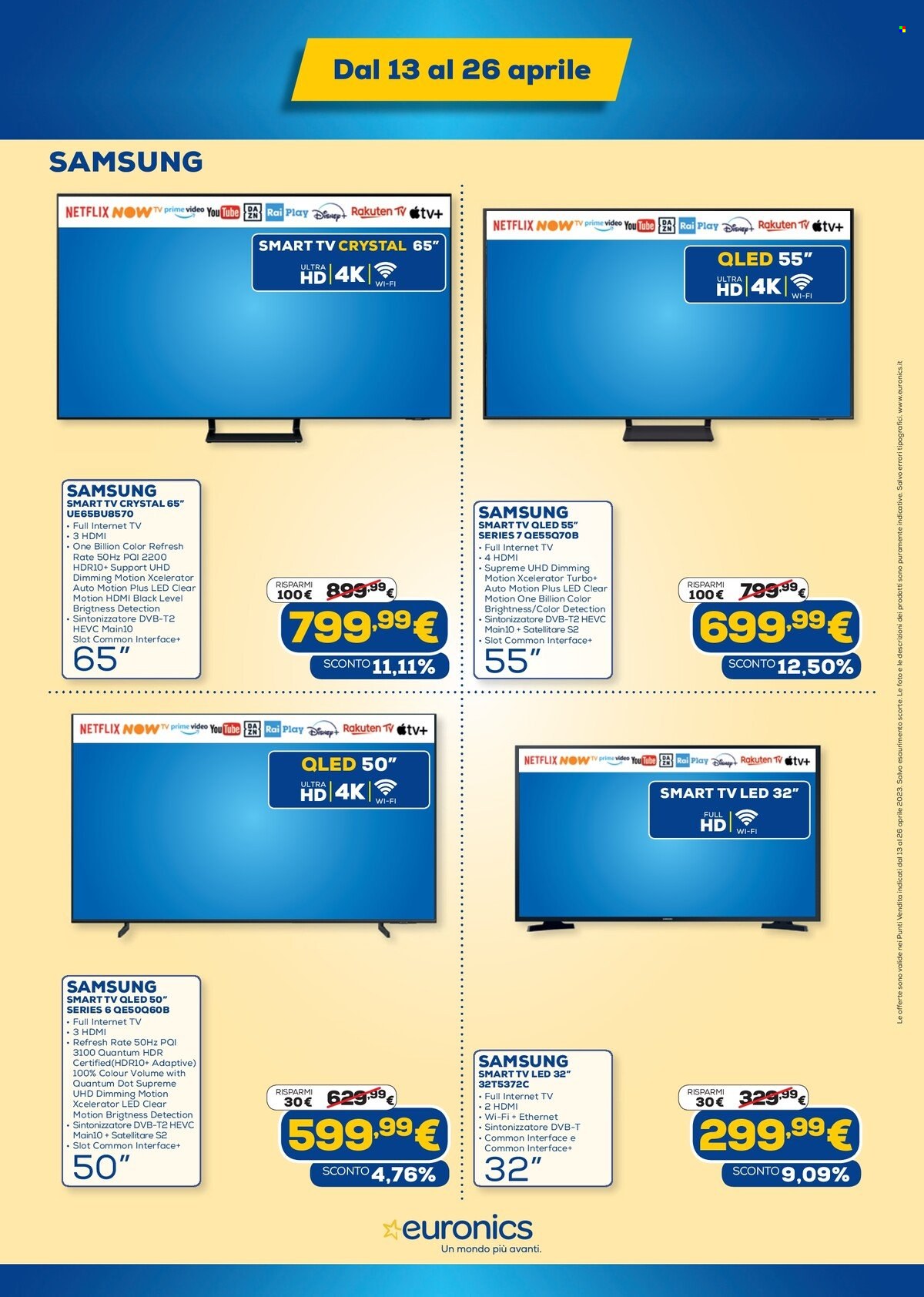 Volantino Euronics - 13/4/2023 - 26/4/2023. Pagina 3