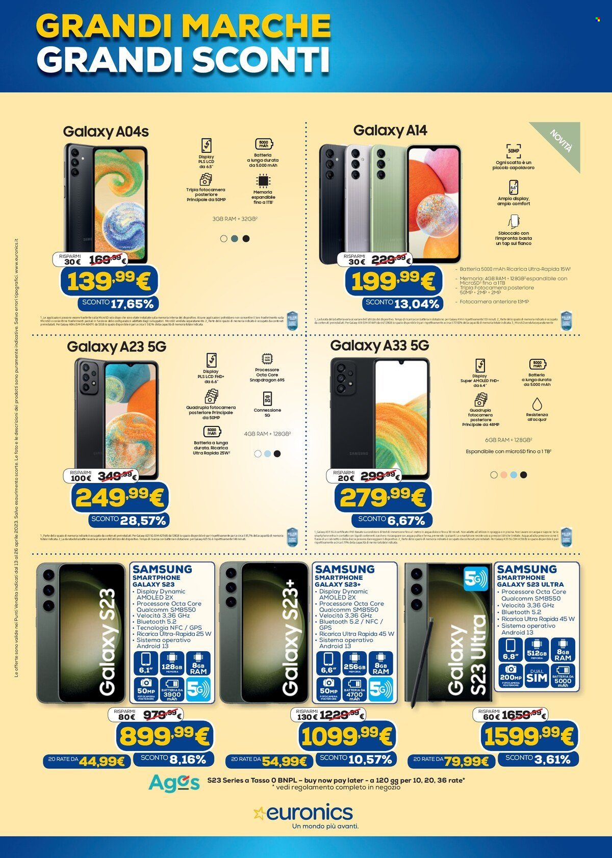 Volantino Euronics - 13/4/2023 - 26/4/2023. Pagina 13