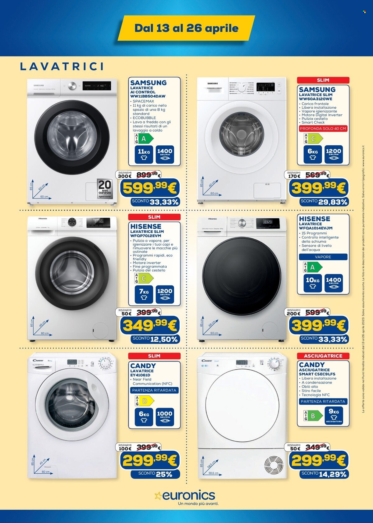 Volantino Euronics - 13/4/2023 - 26/4/2023. Pagina 21