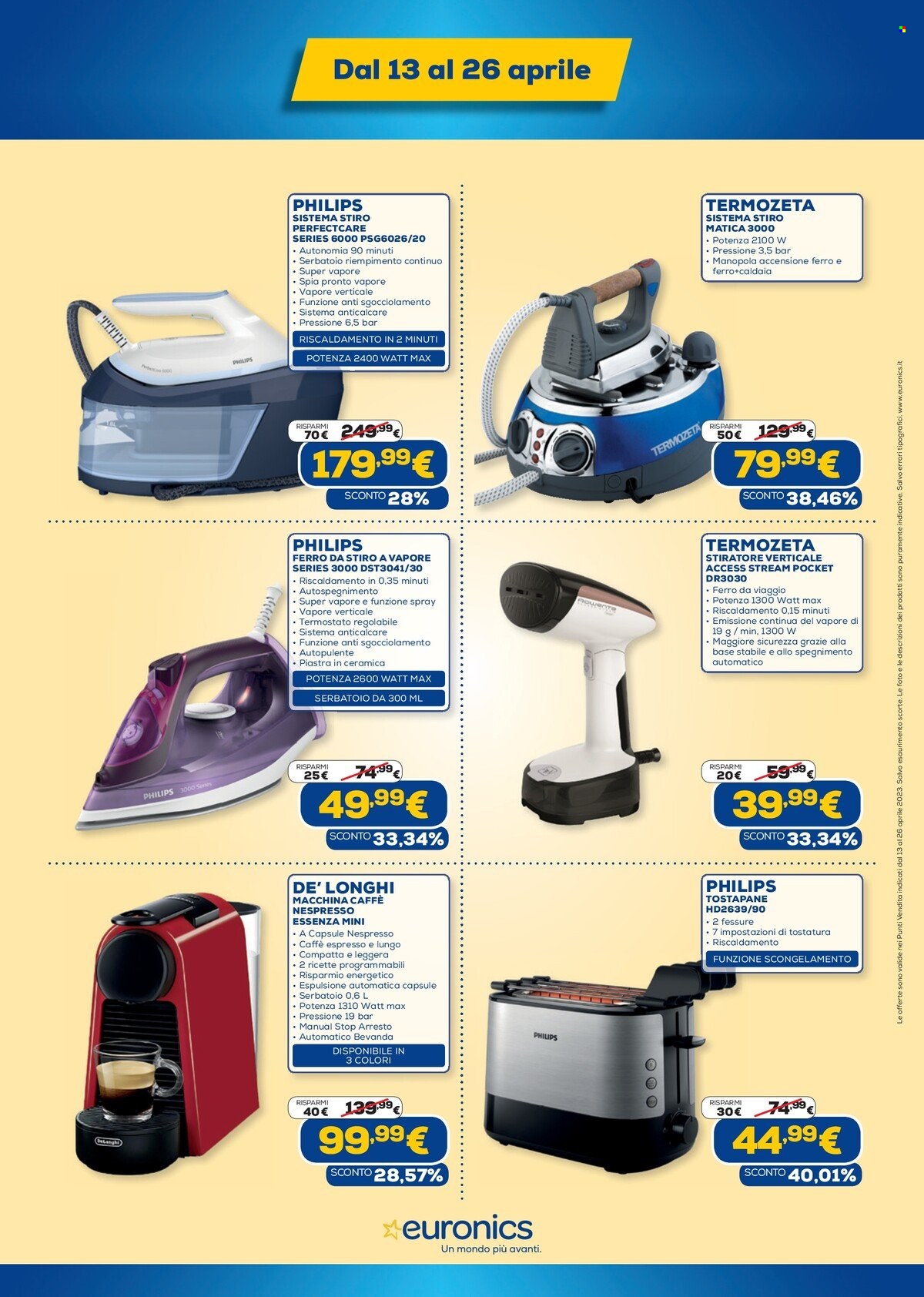 Volantino Euronics - 13/4/2023 - 26/4/2023. Pagina 30