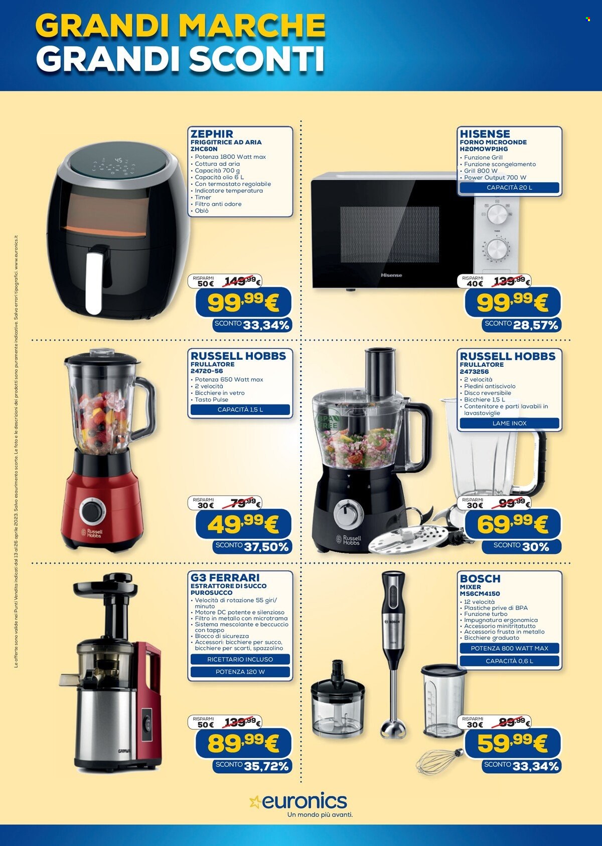 Volantino Euronics - 13/4/2023 - 26/4/2023. Pagina 31