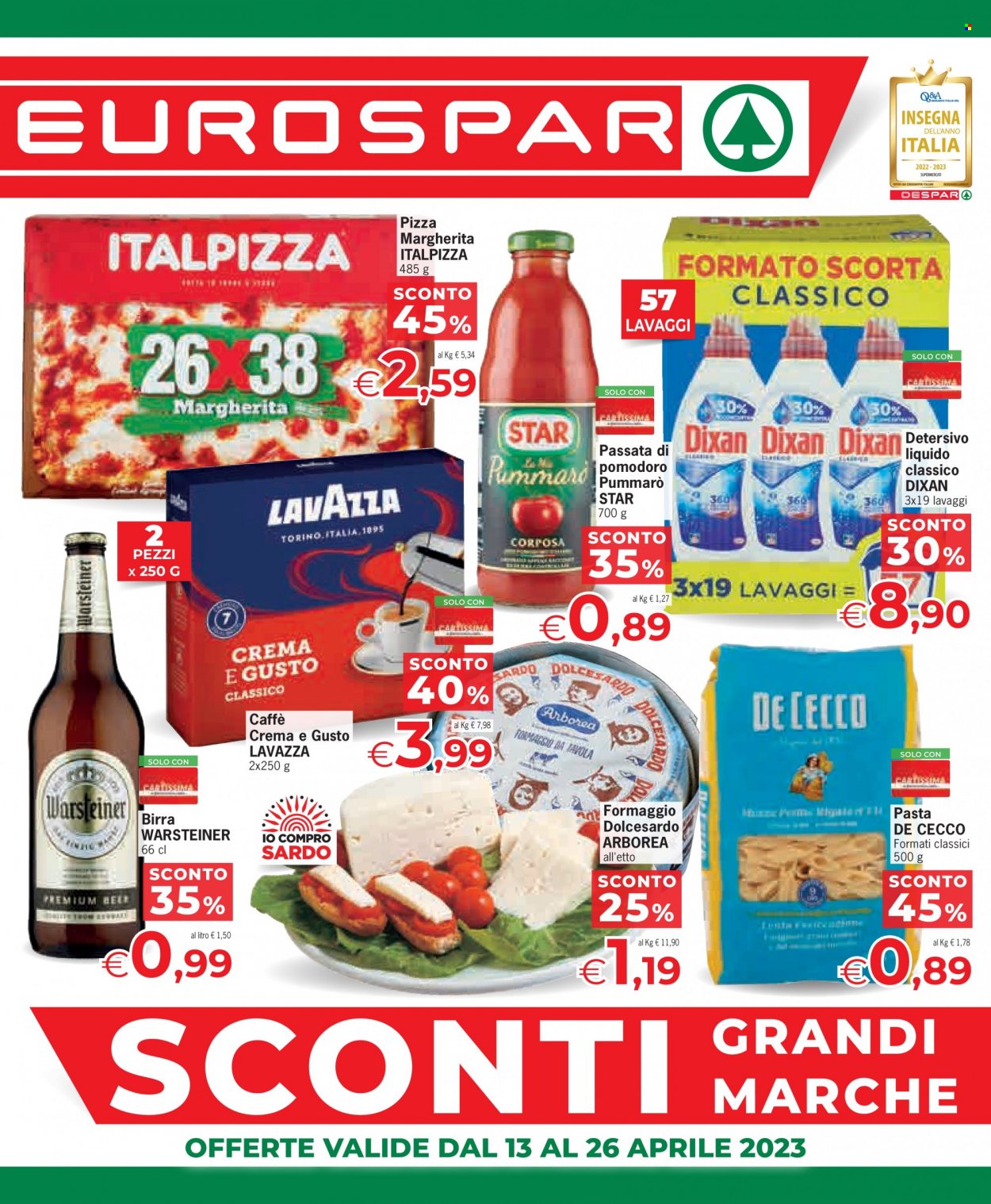 Volantino Eurospar - 13/4/2023 - 26/4/2023. Pagina 1