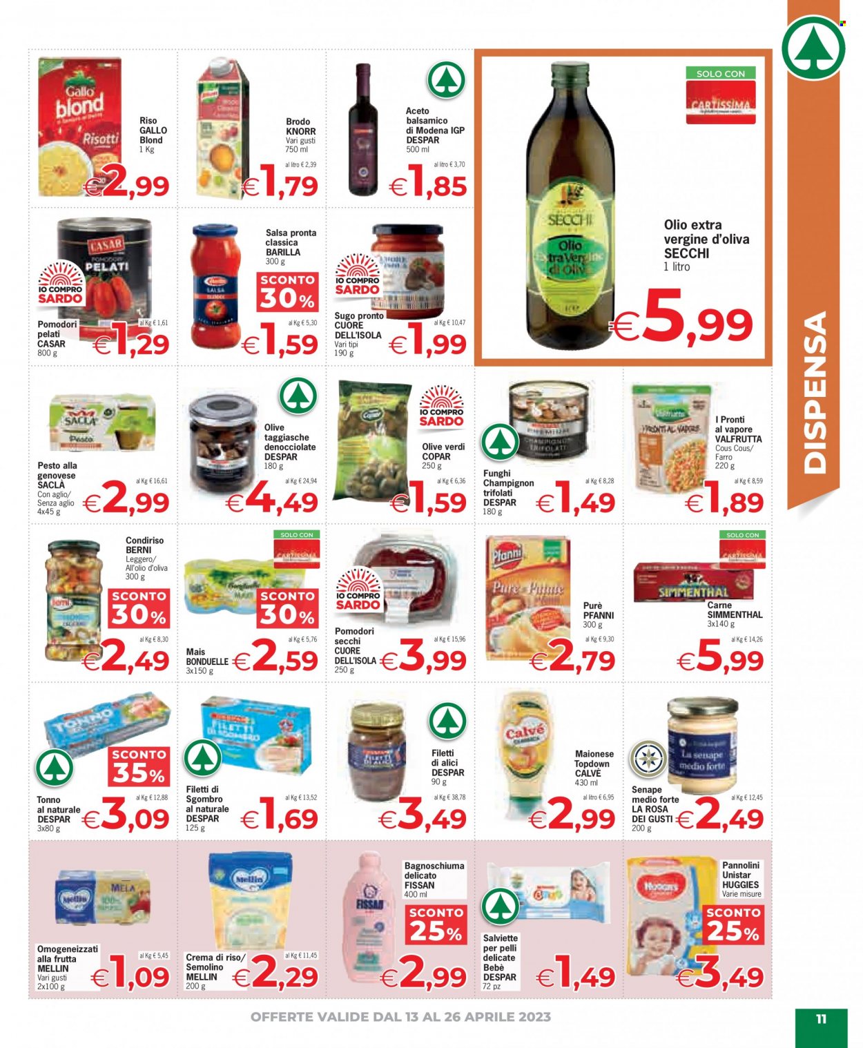 Volantino Eurospar - 13/4/2023 - 26/4/2023. Pagina 11